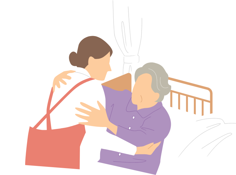 病院に退院不可と告げられていた80歳女性Aさんの例